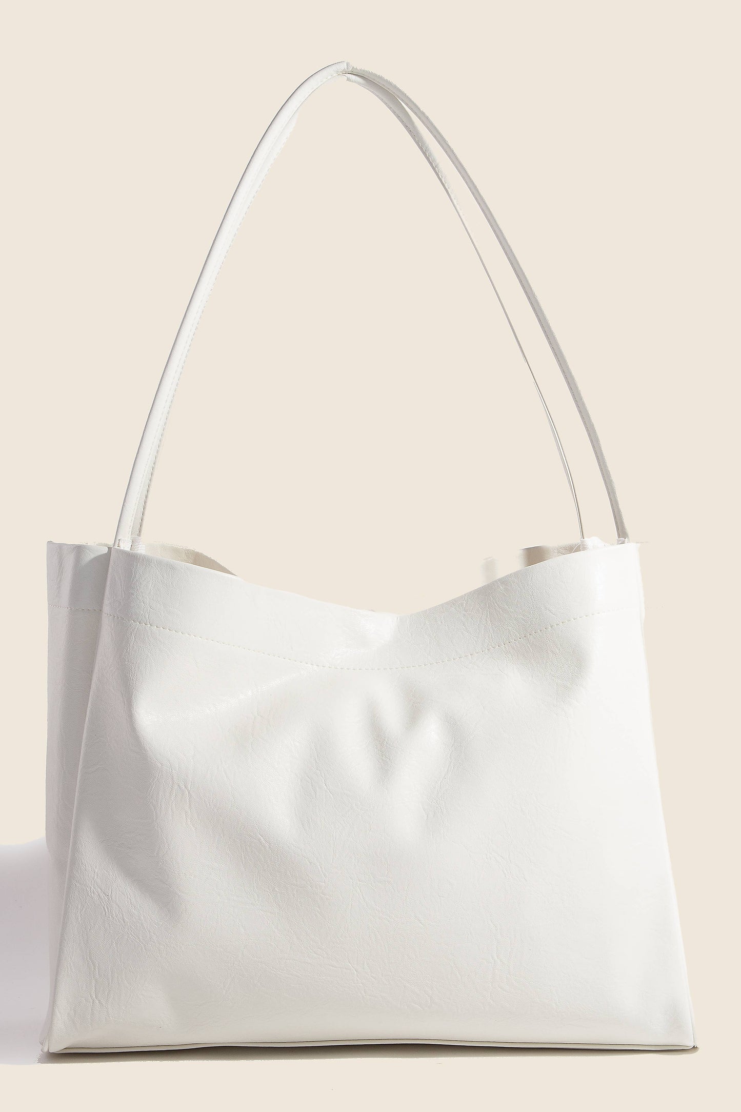Simple Modern Leather Tote Bag: IV