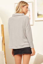 Load image into Gallery viewer, Miranda Draped Neck Dolman Sleeve Top
