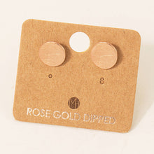 Load image into Gallery viewer, Circle Disc Stud Earrings: G
