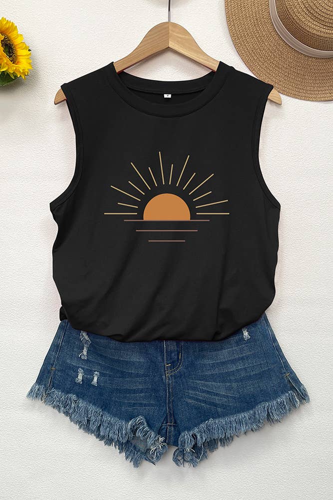 Sunshine Graphic Tank Top