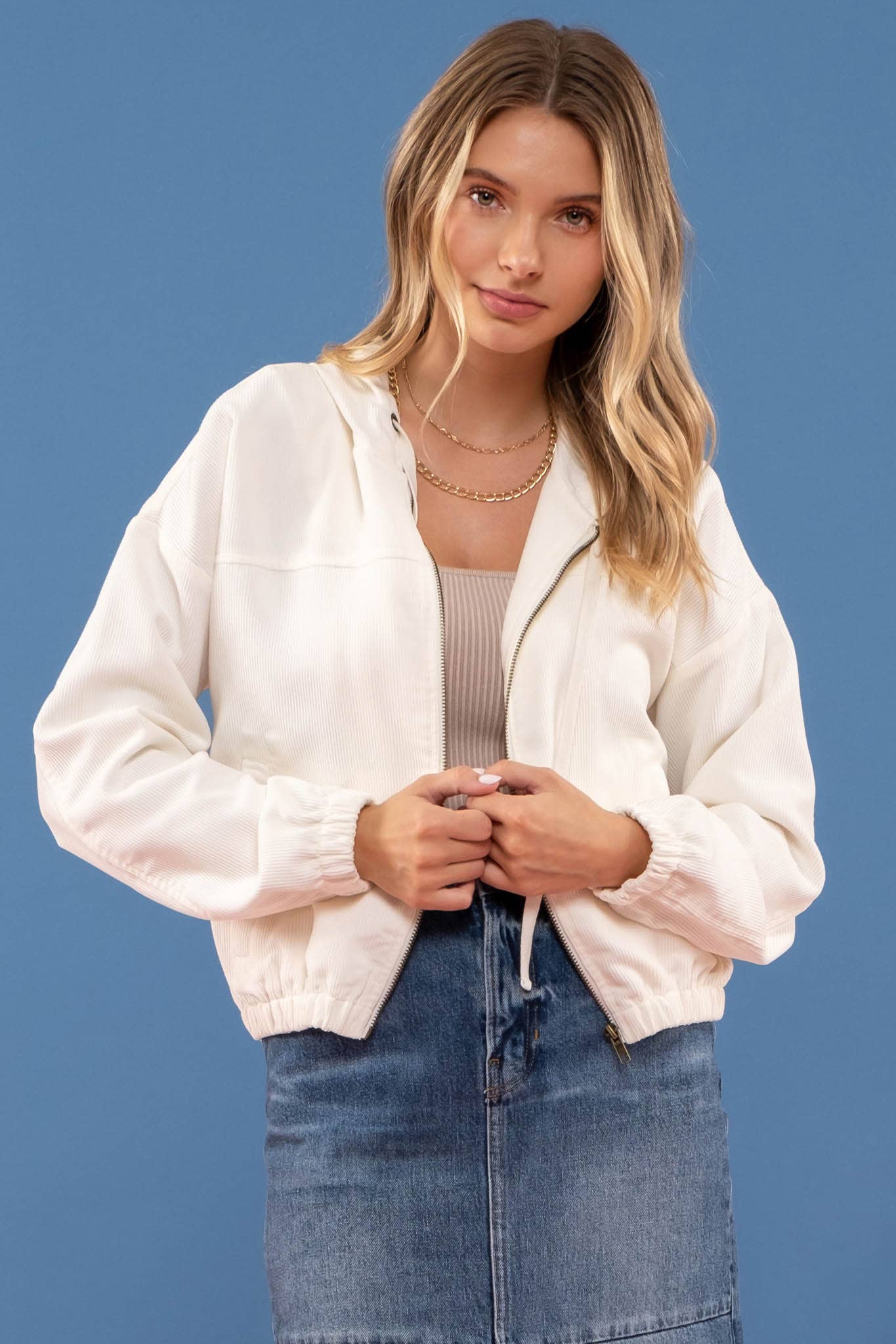 Stella Coruroy Zip Up Jacket