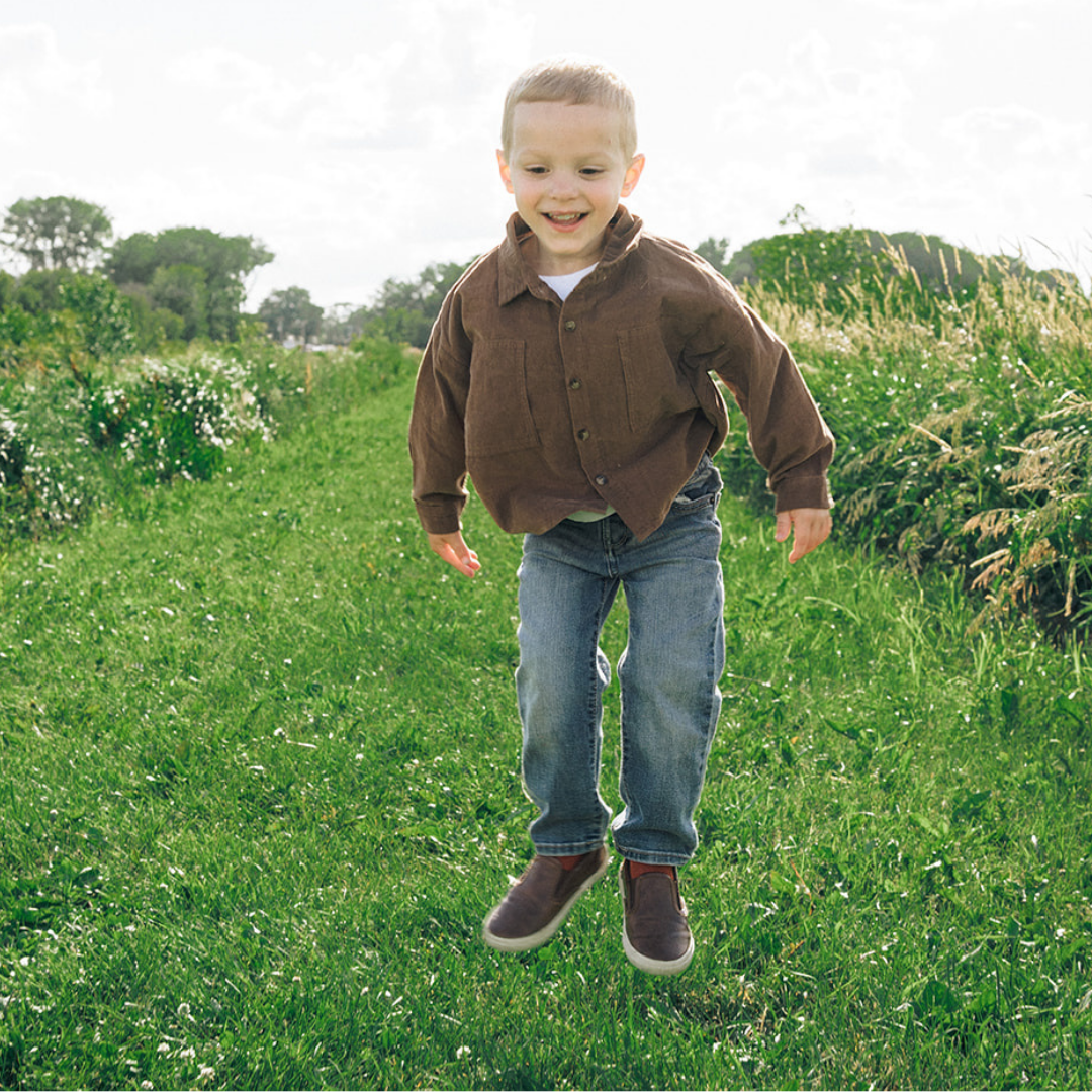 Cocoa Brown Corduroy Jacket- Child: 2T