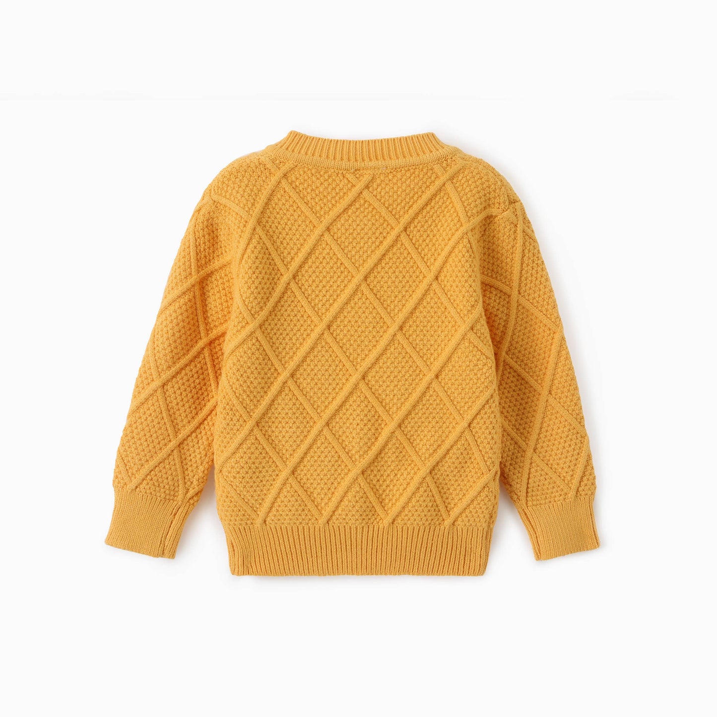Baby Textured Sweater Jacket: Yellow / 3-6 Months