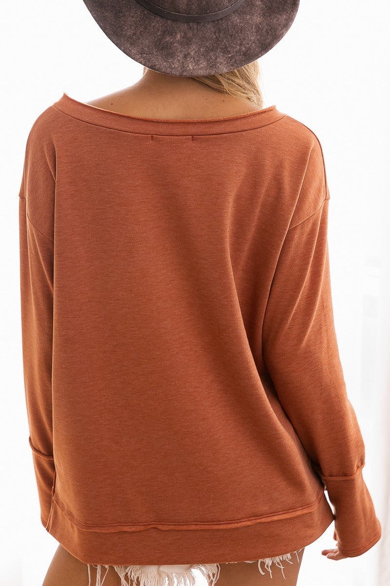 Kenzie Fleece/French Terry Pullover