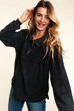 Load image into Gallery viewer, Heather Half-Zip Super Soft Pullover
