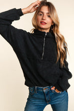Load image into Gallery viewer, Heather Half-Zip Super Soft Pullover
