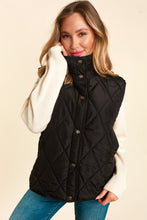 Load image into Gallery viewer, Lightweight Black Puffer Vest
