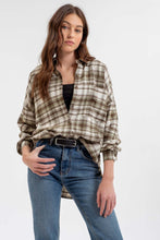 Load image into Gallery viewer, Oakleigh Olive Plaid Button up
