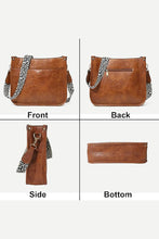 Load image into Gallery viewer, Vegan Leather Crossbody Bag

