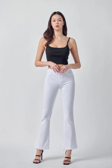 Cello Brand Mid Rise Pull-On Flare Jeans 30" Inseam