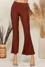 Load image into Gallery viewer, Chocolate Ribbed Bell Bottom Pants
