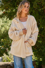 Load image into Gallery viewer, Tessa Terry Knit Hooded Cardigan
