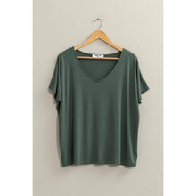Load image into Gallery viewer, Kori Soft Dolman Vneck Tee - 3 Colors
