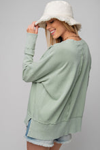 Load image into Gallery viewer, Whitney Washed Terry Pullover
