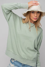 Load image into Gallery viewer, Whitney Washed Terry Pullover
