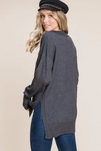 Load image into Gallery viewer, Ella Buttery Soft Hi Low Vneck Sweater
