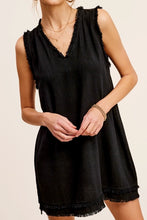 Load image into Gallery viewer, Willow Washed Frayed Hem Dress
