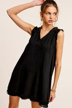 Load image into Gallery viewer, Willow Washed Frayed Hem Dress
