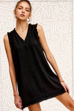 Load image into Gallery viewer, Willow Washed Frayed Hem Dress
