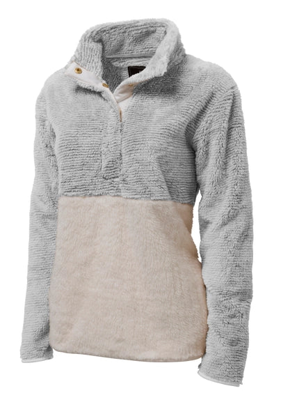 Fuzzy half zip sweatshirt online