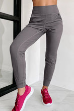 Load image into Gallery viewer, Gray Exposed Seam Smooth Joggers BEST SELLER!
