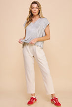 Load image into Gallery viewer, Sydney Striped V-Neck Casual Top
