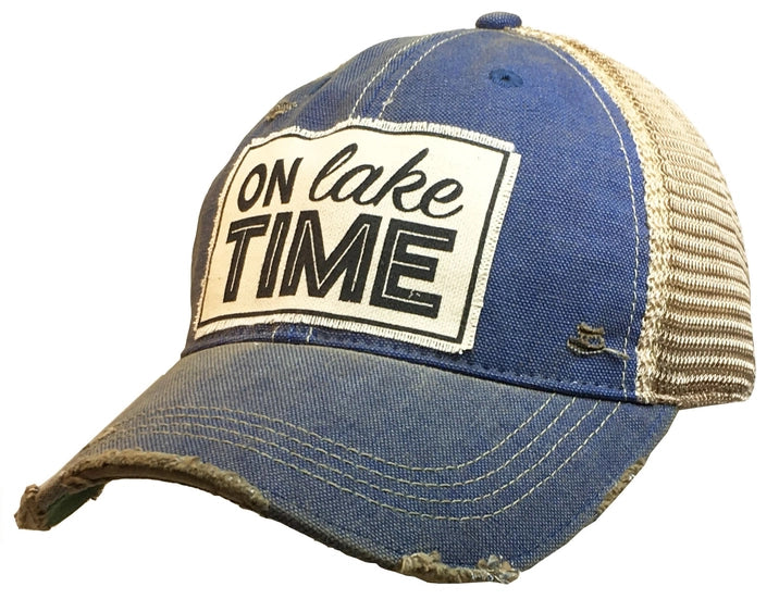 On Lake Time Vintage Mesh Hat