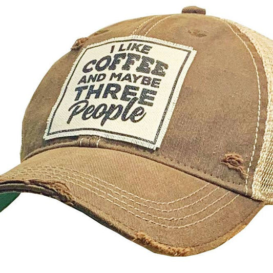 I Like Coffee... Vintage Distressed Hat