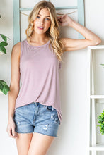 Load image into Gallery viewer, Riley Striped Soft Tank  - Mauve
