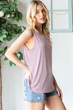 Load image into Gallery viewer, Riley Striped Soft Tank  - Mauve
