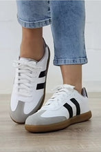 Load image into Gallery viewer, Striped Lace Up Sneakers (Two Colors)
