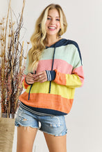 Load image into Gallery viewer, Melody Multi Color Hoodie Sweater
