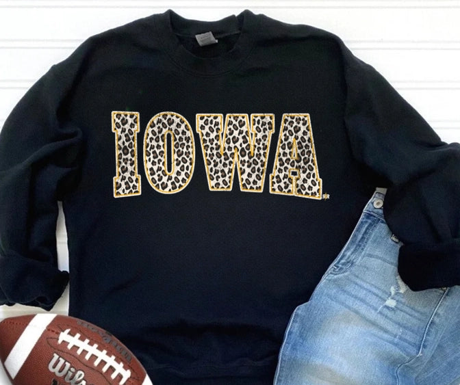 IOWA Animal Print Sweatshirt