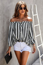 Load image into Gallery viewer, Cecilia Stripe Off The Shoulder Top
