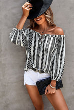 Load image into Gallery viewer, Cecilia Stripe Off The Shoulder Top

