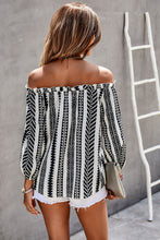 Load image into Gallery viewer, Cecilia Stripe Off The Shoulder Top
