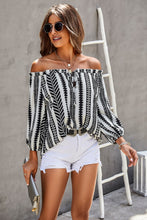 Load image into Gallery viewer, Cecilia Stripe Off The Shoulder Top
