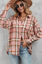 Load image into Gallery viewer, Sadie Lightweight Plaid Button Up
