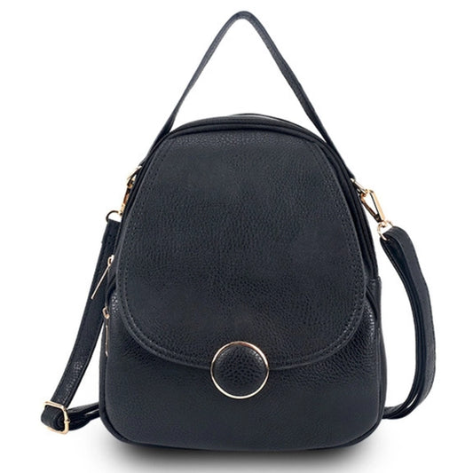 Vegan Leather Small Backpack