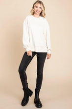 Load image into Gallery viewer, Avery Ribbed Round Neck Pullover
