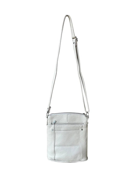 Genuine Cowhide Leather Crossbody - Brown