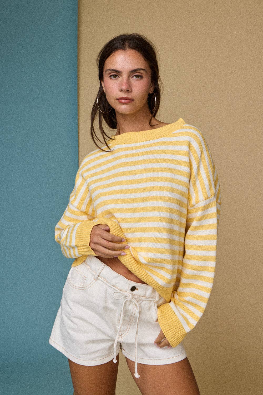 Sarah Crewneck Lightweight Spring Sweater