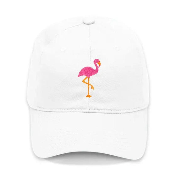Flamingo Embroidered Cap - 3 Colors