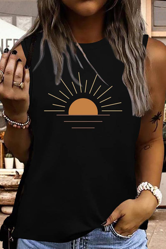 Sunshine Graphic Tank Top