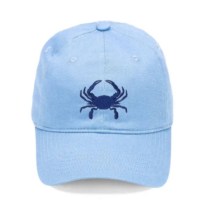 Crab Embroidered Cap - 3 Colors