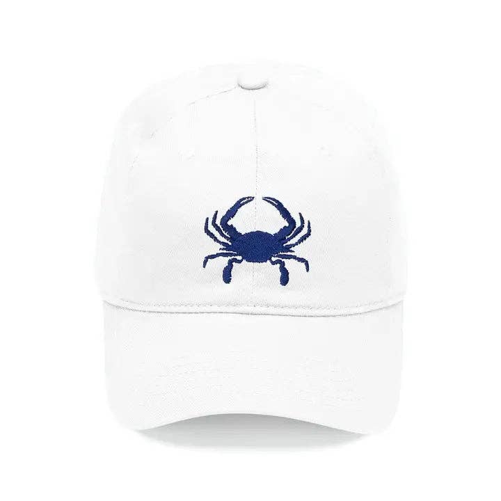 Crab Embroidered Cap - 3 Colors