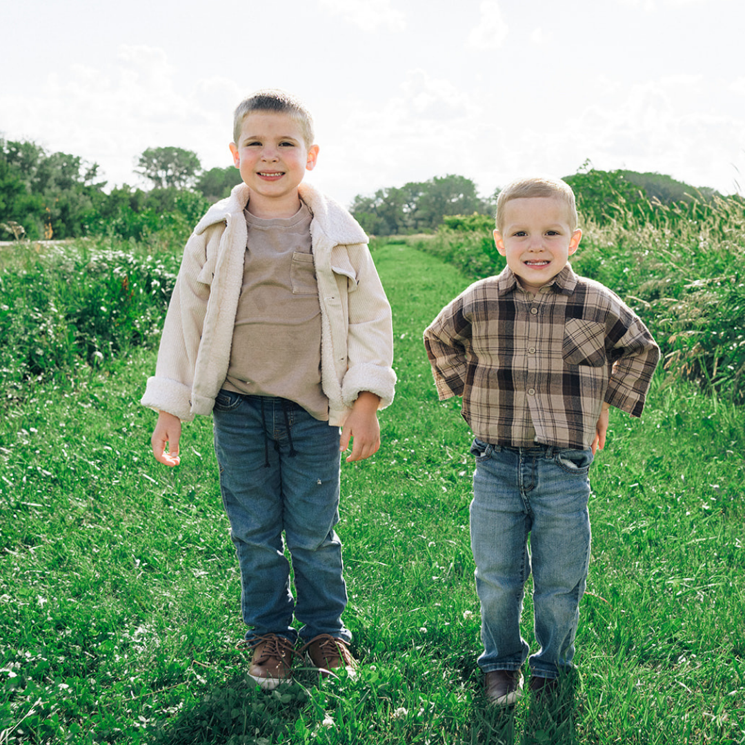 Sherpa Collar Bone Corduroy Jacket-Child: 2T