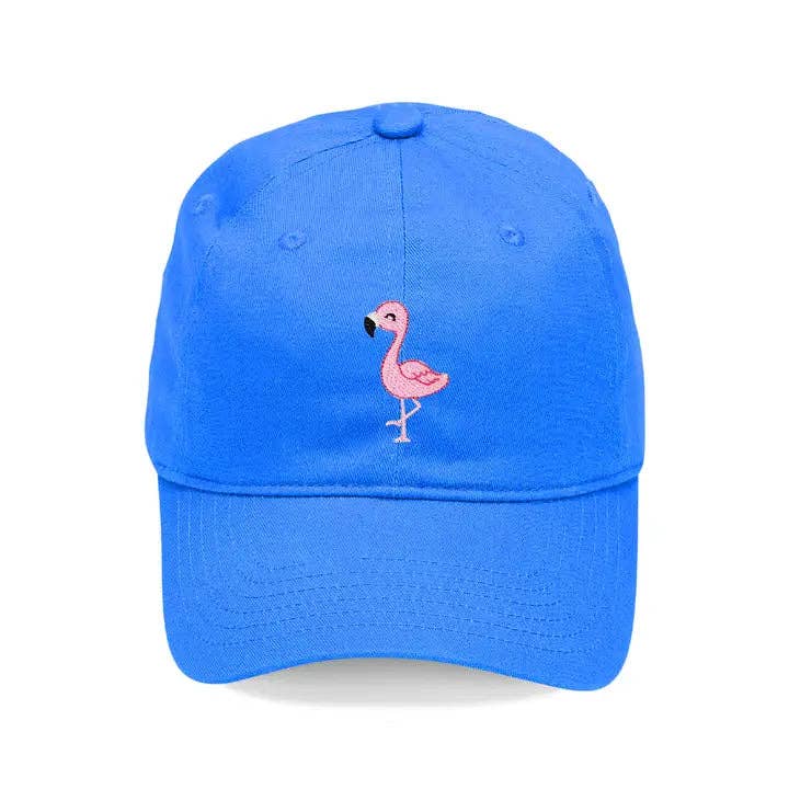 Flamingo Embroidered Cap - 3 Colors