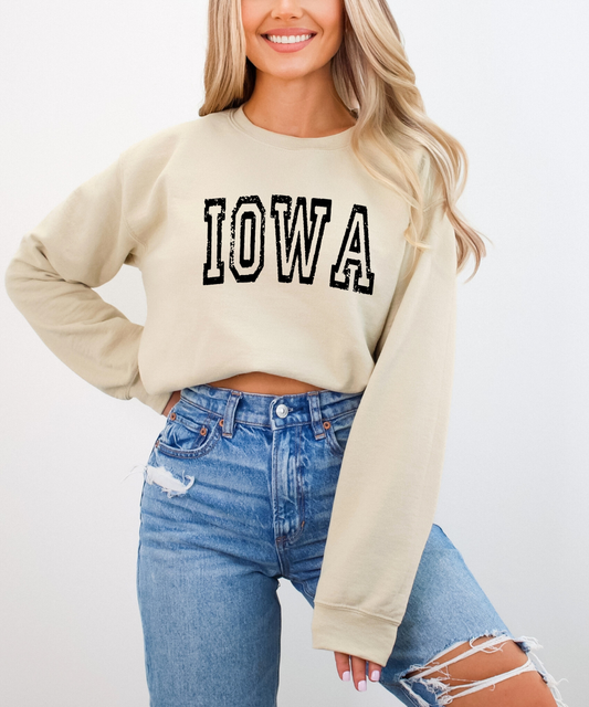 Iowa Crewneck Sweatshirt - Sand