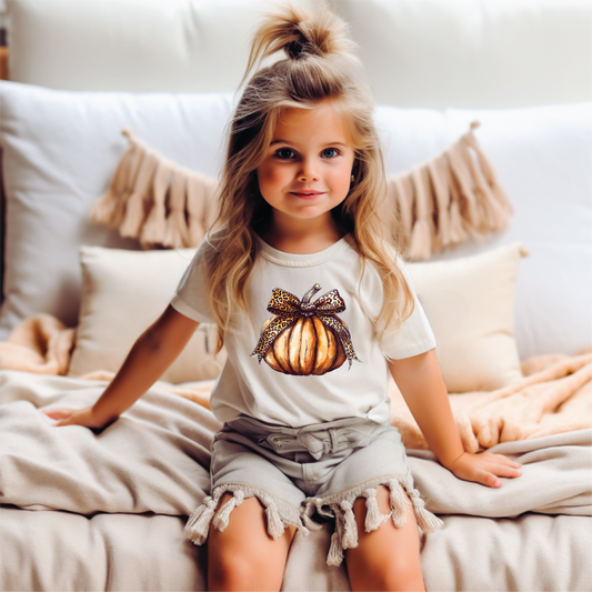 Pumpkin Coquette Tee - Child/Youth